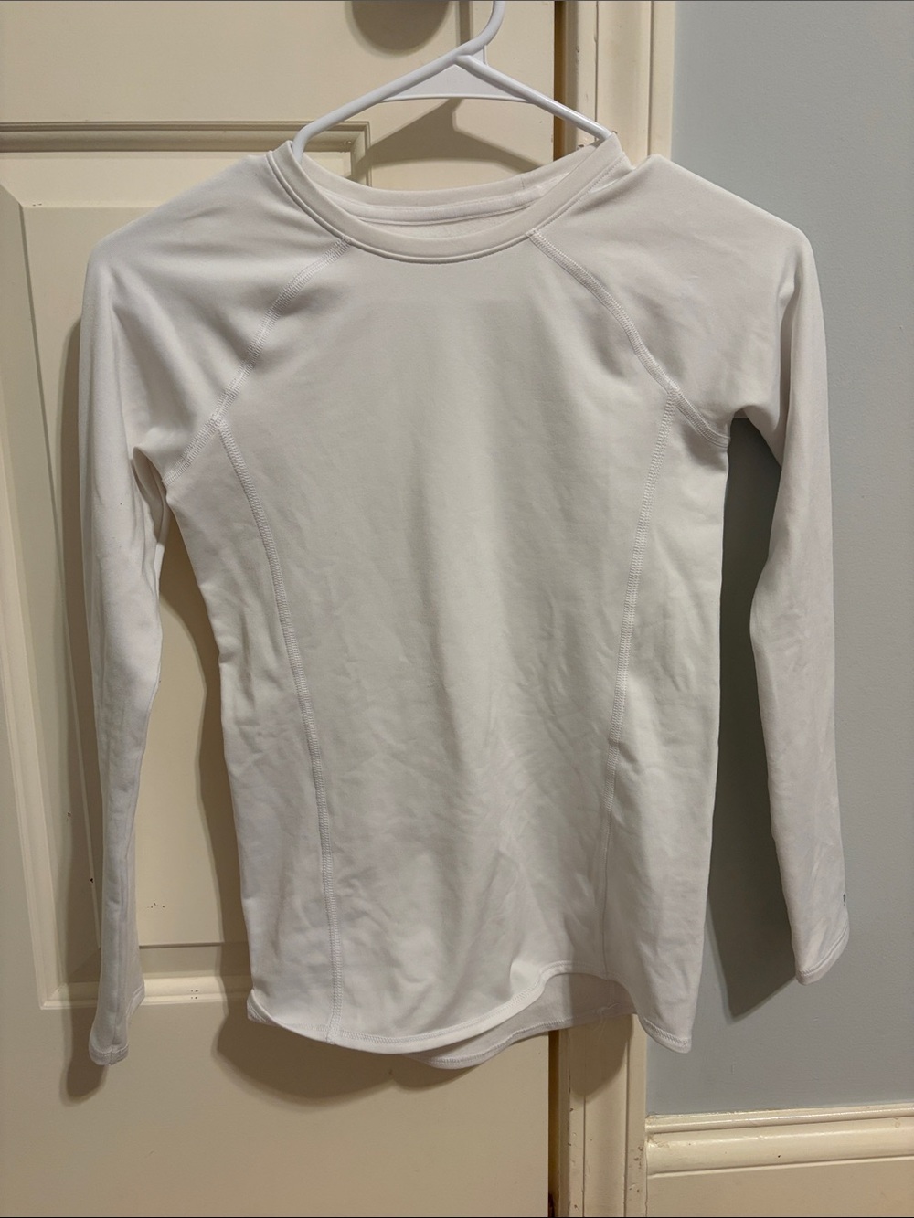 DSG White Long Sleeve Athletic Tee